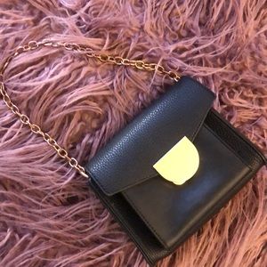Black mini purse